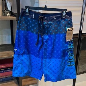 Hurley Board Shorts, Blue, Size 29 BRAND NEW
